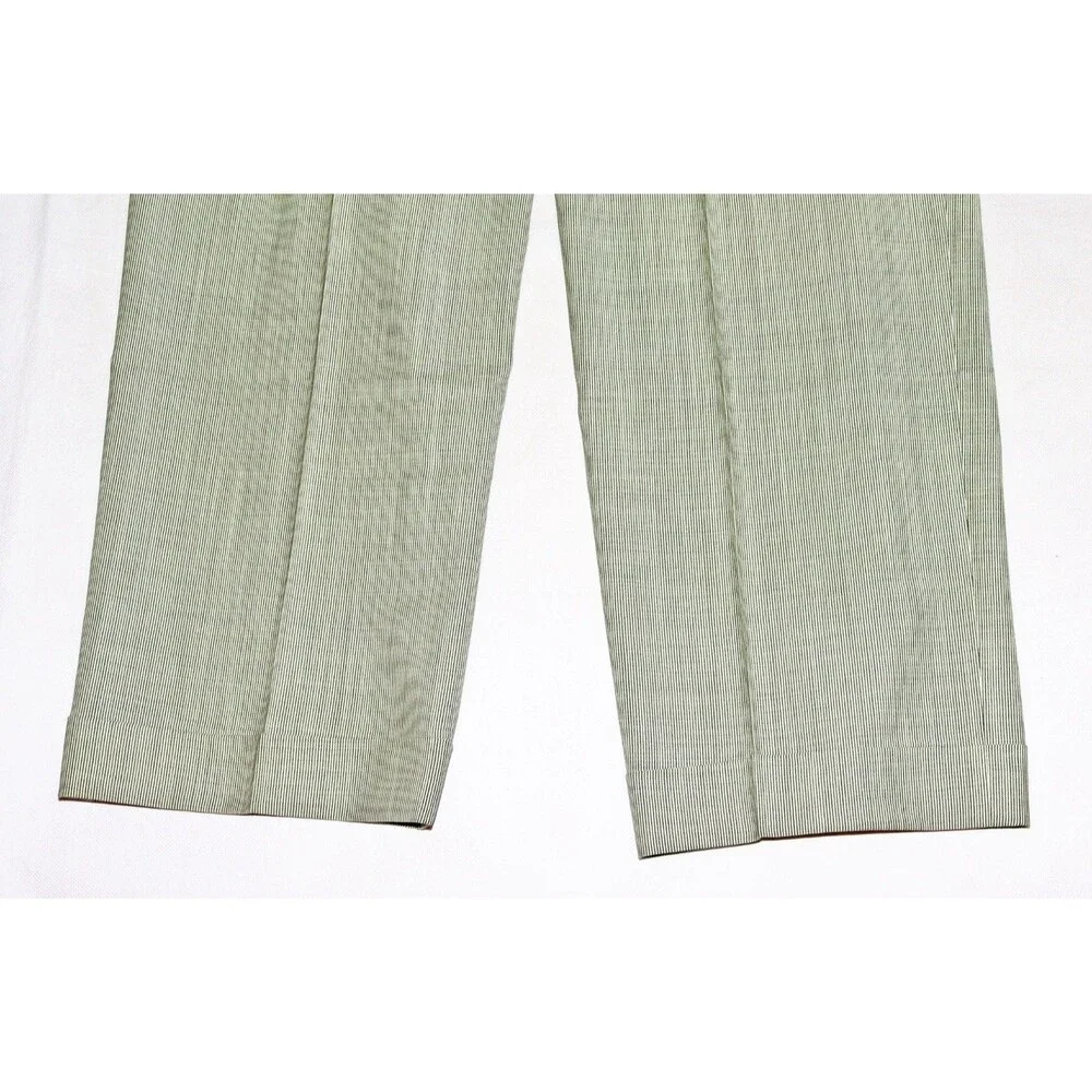 Zanella Benny Mens Dress Slacks Flat Front Cuffed Striped Trousers Pants Size 36
